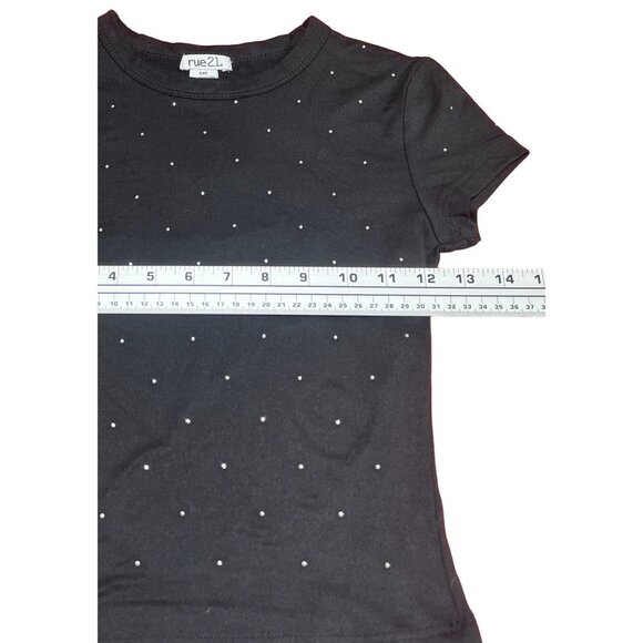 Rue 21 - Women's Short Sleeves T-Shirt - Black - XXS - Picture 3 of 10